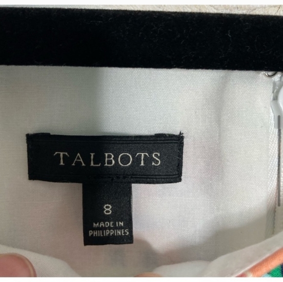 Talbots Scenic Village Shift Dress - Picture 3 of 6